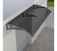 Aluminum Alloy Door Canopy - Weatherproof Awning for Front Door Rain & Snow Resistant Windproof Various Curved Bracket Design for Enhanced Support