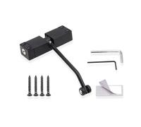Aluminum Alloy Door Closer Wear-Resistant Self-Closing Hinged Mount Safe and Ideal for Home and Office Use (DVPEN01-SL)