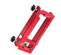 Aluminum Alloy Door Hinge Jig Adjustable Mortise Template Kit for 2.5in to 5in Hinges with Included Accessories for Easy Installation
