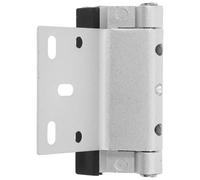 Aluminum Alloy Door Latch Lock Reinforcement for Front Entry Security | Silver Finish, 40mm Elliptical Hole Spacing, 10-15mm Frame Plate Fit, inside Privacy Use