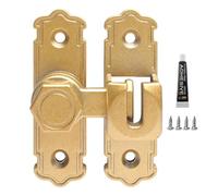 Aluminum Alloy Door Latch - Privacy Security Lock, Anti-Theft Function with Smooth Sliding Mechanism 7.5x2.3x0.4 Cm | Bathroom Kitchen Bedroom Apartment Dorm Barn Balcony for Reliable Interior Safety