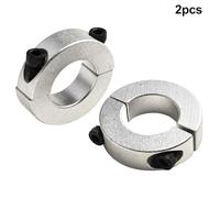 Aluminum Alloy Double Split Shaft Collar Clamp, 20mm/25mm/30mm ID, Round Bore Retaining for Ring with M6 DIN 912 Cap Screws for Positioning Stops in Automotive, Rob(30mm)
