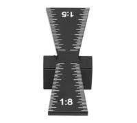 Aluminum Alloy Dovetail Woodworking Tool | Efficient Marking Connection Ruler for Wood Joints | Sturdy Dovetail Tool for Carpentry