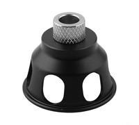 Aluminum Alloy Drill Guide Locator with Positioning Hole Puncher, Woodworking Accessory with Multiple Drill Bushing Sizes (B)