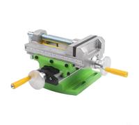 Aluminum Alloy Drill Press Vise 3 Inch Lightweight Design | Perfect jaw alignment, rotating milling faces, accurate positioning, aluminum alloy build, 15x10.5x9.5cm