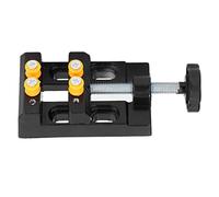 Aluminum Alloy Drill Press Vise | 55mm Maximum Clamping for Woodworking/Drilling/Polishing | Mini Bench Clamp Tool for Small Parts & Jewelry | 122x62x36mm