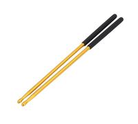 Aluminum Alloy Drumsticks,1 Pair Aluminum Alloy Drumsticks Solid Metal Non Slip Comfortable Handle 5A Drum Sticks for Exercise Practice