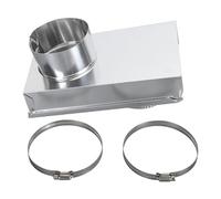 Aluminum Alloy Dryer Vent Kit, Universal Dryer Vent Periscope with Smooth Inner Wall, Dryer Vent Adapter Replacement for Efficient Airflow and Easy Installation