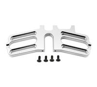 Aluminum Alloy Dual Motor Mount Double Motor Holder For Arr-ma 1/7 For Infraction For Limitless F1 For Felony RC Car Upgrade Parts(Silver)