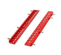 Aluminum Alloy Dual-purpose Dovetail Plate with 75° Edge and 60° Guide Slot for Astronomical Telescopes, Compatible with Vixen Clamps, Red(320mm)