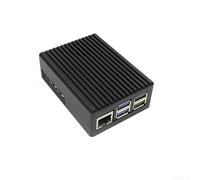 Aluminum Alloy Enclosure for Raspberry Pi 5 Engineered to Protect Motherboard While Enabling Effective Heat Transfer from Critical Components (fan A)