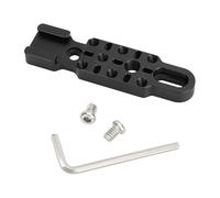 Aluminum Alloy Extension Bracket with Adjustable Screw for Microphone Smooth Gimbal LED Light Triple Cold Shoe Mount Plate