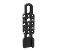 Aluminum alloy extension bracket with adjustable screw for mounting mount microphone LED light on smooth gimbal