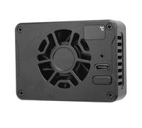 Aluminum Alloy External Cooling System, Semiconductor Camera Cooling Fan with 4 Mounting Adapter Plates, for A7M4 A7S3 A7C A7C2 ZV-E10 ZV-E1 XT4 R5 R6 R7 Live Broadcast