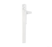 Aluminum Alloy External Flat Home Locking Left or Right Hand Operation Secure Standard Mechanism Heavy-Duty White Finish Compatible Handle for Having (Left)