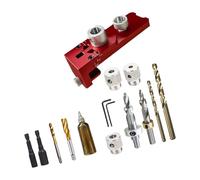 Aluminum Alloy Fabrication Set, Precise Drilling and Tapping Tools with Multiple Hole Sizes for High Accuracy Stable Aluminum Punching Tool