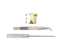 Aluminum Alloy Fishing Baitcasting Reel Pressing Plate for S Series, for Metanium, BFS & CQ Reels - Enhances Clutch & Outgoing Line Sw(Gold Left)