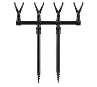 Aluminum Alloy Fishing Bar 46.5cm Black Aluminum Alloy Fishing | 3/8 British thread, fits all rod for pods, bars, bite alarms, stable connection