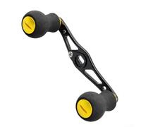 Aluminum Alloy Fishing Reel Handle 99mm with EVA Grip, Lightweight 32g, Compatible with A and D Brand Reels (Gold)