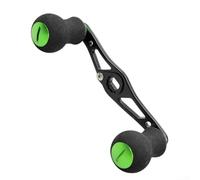 Aluminum Alloy Fishing Reel Handle 99mm with EVA Grip, Lightweight 32g, Compatible with A and D Brand Reels (Green)