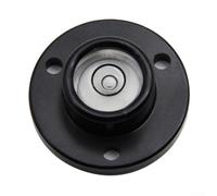 Aluminum Alloy Flange Level with High- Bull's Eye Bubble Vial, 28×16×10.5 mm Portable Level for Engineering, Construction &(A)