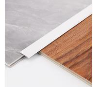Aluminum Alloy Floor Transition Strip, T Molding for Seam Covering Between Wood and Tile Flooring