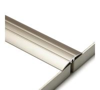 Aluminum Alloy Floor Transition Strip, Universal Joint Clip for Tile Flooring, Anti-Slip and Anti-Fall Edge Strip for Steps.(Purple-Gold,150cm)