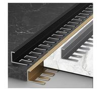 Aluminum Alloy Flooring Threshold Transition Strip - Door Threshold Strips - Floor Flat Edge Trim Strip - for Joining Floor Gaps, Carpet to Tile Transition Edging Trim(Gray,15mm)