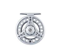 Aluminum Alloy Fly Fishing Reel, Fly Reels for Left & Right Hand River Lake Sea Stillwater Fishing - size # 3/4 (Silver)