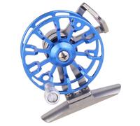 Aluminum Alloy Fly Fishing Reel with Drag for Sea Rods | High-strength Body, High-density Composite Wheel Foot, Easy to Carry, River and Shore Fishing Use
