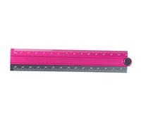 Aluminum Alloy Foldable Ruler Simple Folding Metal Stationery Rule Measuirng Tool Blue & Black Purple & Black 30cm Folding Rulers Measuring Tool Folding Ruler For School