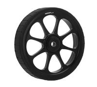 Aluminum Alloy Folding Bike Easy Wheel 82mm Widened Bearing Easy Wheel for Brompton 3sixty Folding Bike (Black)