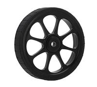 Aluminum Alloy Folding Bike Easy Wheel 82mm Widened Bearing Easy Wheel for Brompton 3sixty Folding Bike (Black)