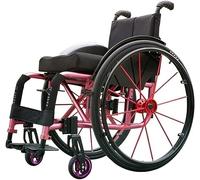 Aluminum Alloy Folding Wheelchair - Lightweight, Self Propelled, Manual, for Sports Use
