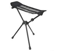 Aluminum Alloy Foot Rest Stool 600D Oxford | Folds to 37cm, fits backpacks, airline carry-on, quick setup, sturdy aluminum frame