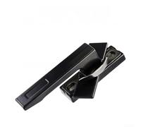 Aluminum Alloy For Crescent Lock For Sliding For Windows And Doors With Ergonomic Handle Anti Rust Security Latch In Black Finish Left Or Right Hand Operation For Home Improvement Hardware 13.7cm(B)