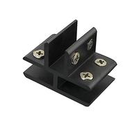 Aluminum Alloy Frame-Less Glass Bracket Connector Wall Tile Clip L/T/Cross Type Glass Corner Clamp Clip Bathroom Hardware Accessory Wall Tile Mounting Hardware Fastener