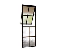 Aluminum Alloy French Windows, Outward Opening Double Hung Design for Enhanced Ventilation, Ideal for Bedroom Skylights and Flush Mount Attic Installations in Home and Commercial Spaces