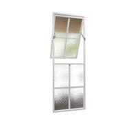 Aluminum Alloy French Windows, Outward Opening Double Hung Design for Enhanced Ventilation, Ideal for Bedroom Skylights and Flush Mount Attic Installations in Home and Commercial Spaces