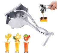 Aluminum Alloy Fresh Fruit Juice Extractor, Aluminium Alloy Manual Fruit Citrus Juicer, for Juicing Oranges Pomegranate Lemons, Easy Squeeze Extractor Tool(1pcs)
