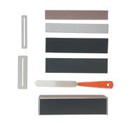 Aluminum Alloy Fret Leveling Tool Featuring Replaceable Grit Sandpaper Guitar Fretwork For Bass Maintenance Portable Maintenance For Live Performances