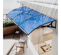 Aluminum Alloy Front Door Canopy - Durable & Stylish Awning with Silent Mounting Strong Load Capacity Rain & Snow Resistant - Perfect for Patios and Entrances