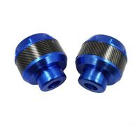 Aluminum Alloy Front Fork Frame Slider Kit for Motorcycles and Scooters, Anti-Collision Protector with Shock Absorption, Black(Blue)