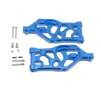 Aluminum Alloy Front Lower Suspension Arm RC Upgrade Parts for ARRMA 1/5 KRATON 8S ARA110002T1/ARA110002T2 RC Car (Blue)