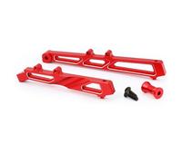 Aluminum Alloy Front Rear Chassis Support Bracket Upgrade Parts for ARRMA 1/7 Limitless Infraction 6S (Red)