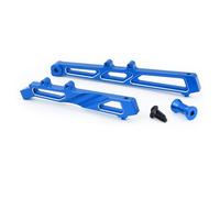Aluminum Alloy Front Rear Chassis Support Bracket Upgrade Parts for ARRMA 1/7 Limitless Infraction 6S (Blue)