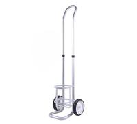 Aluminum Alloy Gas Cylinder Dolly with 2 Swivel Casters, Oxygen Tank Holder, Rolling Cylinder Rack for Home Use, Durable and Mobile Cylinder Trolley (15.4cm/6.06in)