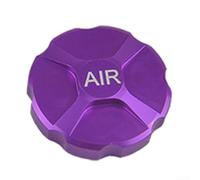 Aluminum Alloy Gas Value Cover, Front Fork Cap Protector for Mountain Road Bike Red, Blue, Gold, Black, Purple (purple)