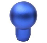 Aluminum Alloy Gear Shift Knob for Manual Transmission, M8/M10/M12 Thread, 50mm Ergonomic Shifter Handle, Car Truck Interior Accessory (Black)(Blue)