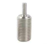 Aluminum Alloy Gear Shifter Adapter for G29 and G923 Racing Wheel - Direct Replacement Shift Knob Head, Silver Finish, High-Stre